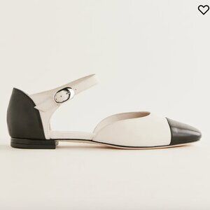 Reformation Martha Flat Ivory - Size 8.5